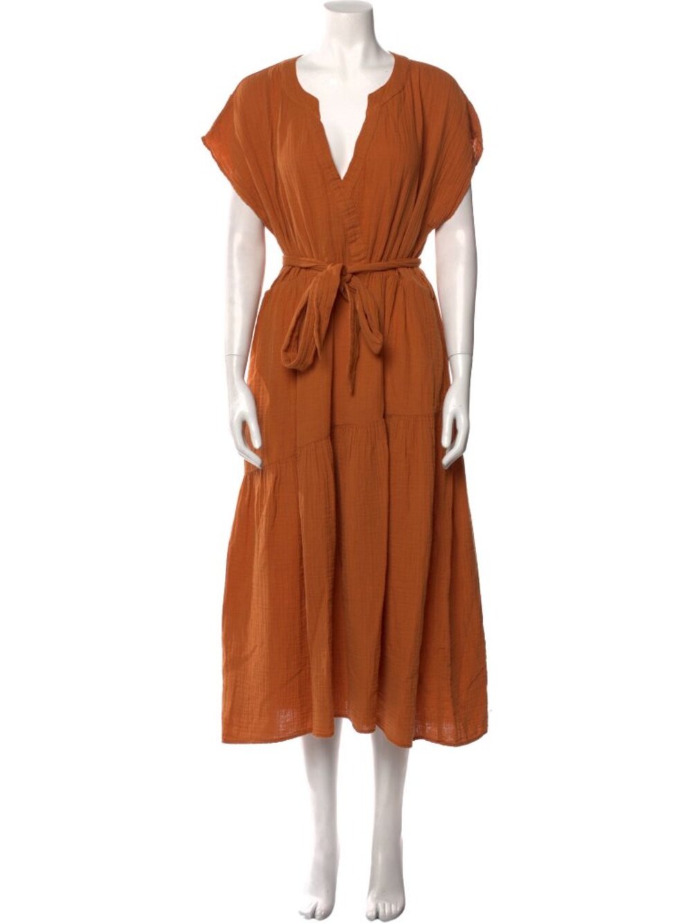 Xirena Peach midi dress